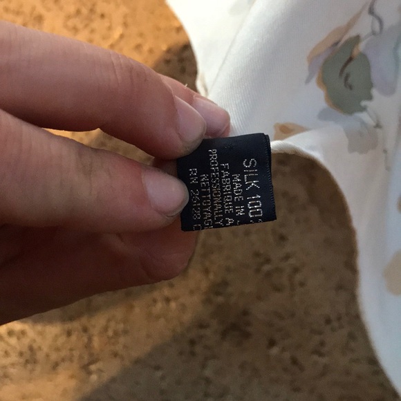 Vintage Floral Ralph Lauren Silk Scarf - Picture 5 of 6